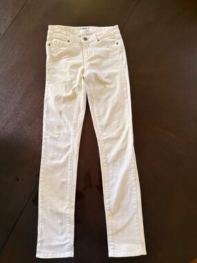 Paige White Slim Straight Jeans